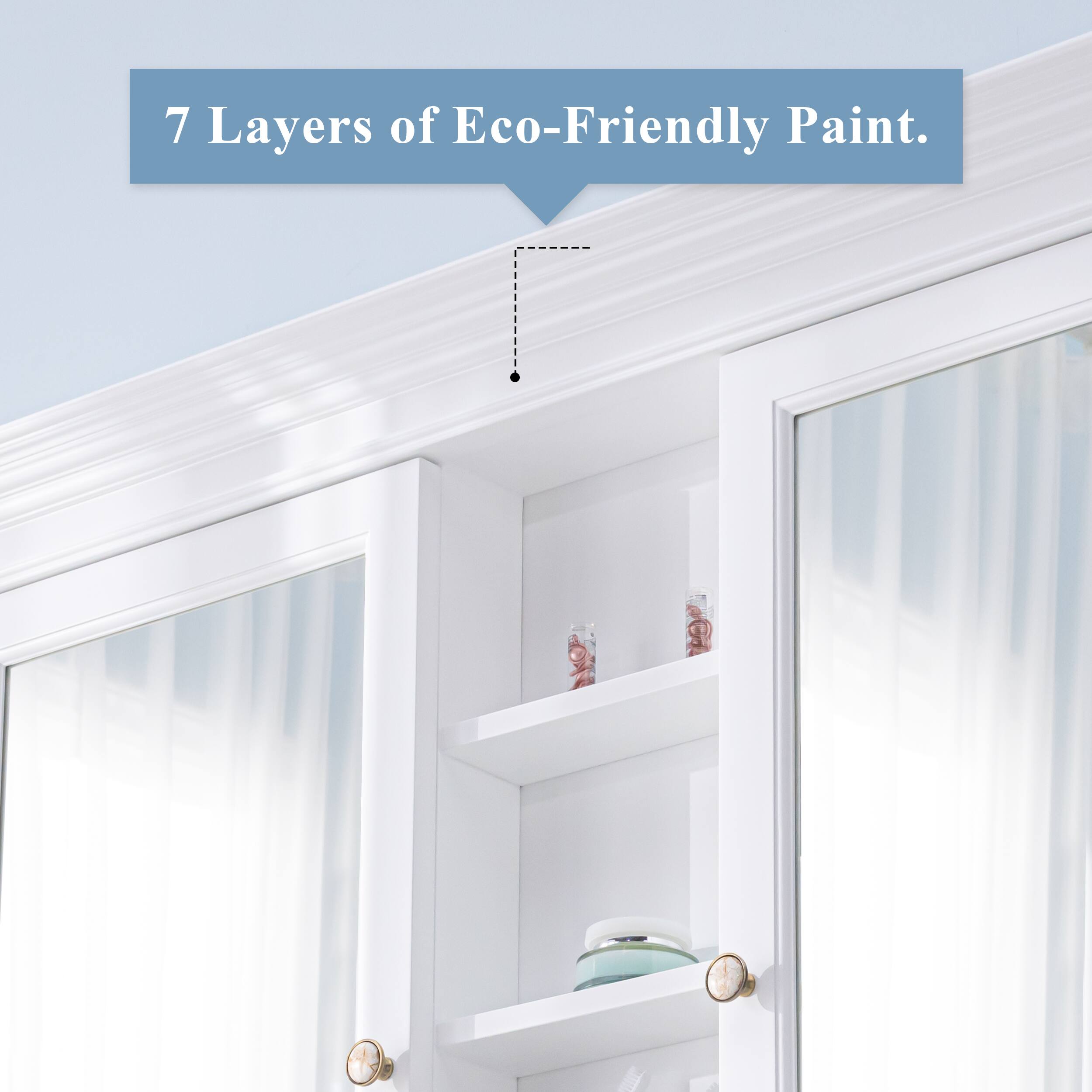 7 Layers of Eco-Friendly Paint.