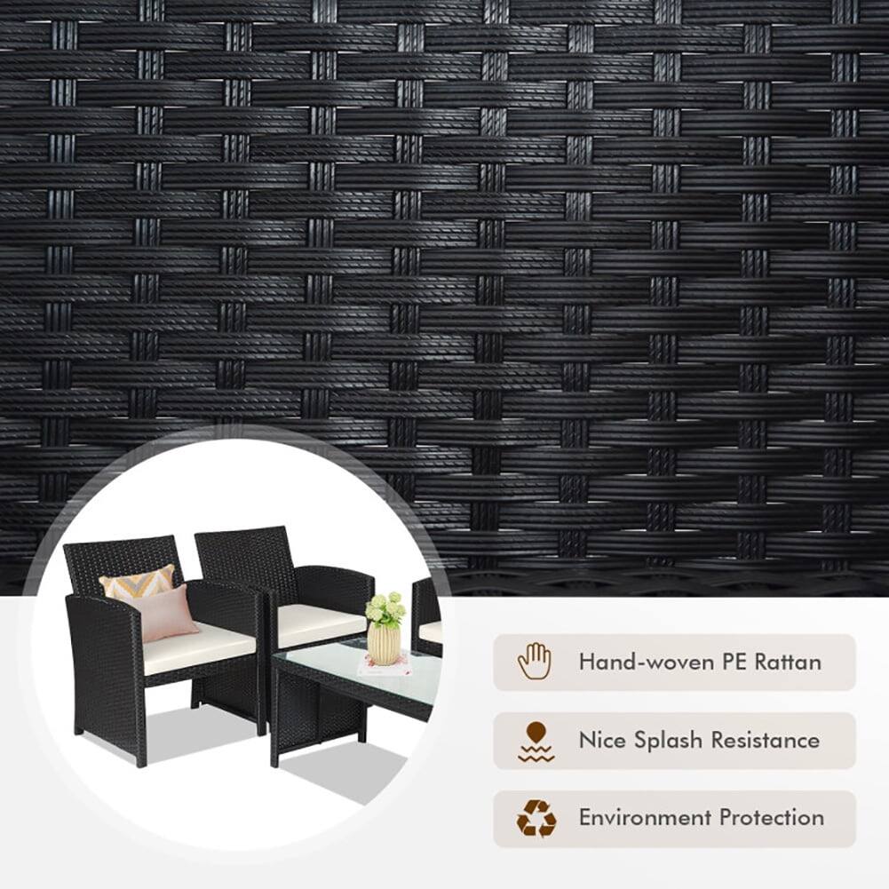 Hand-woven PE Rattan  
Nice Splash Resistance  
Environment Protection