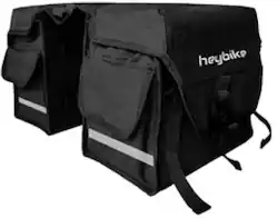 Heybike - Rack Pannier Bag 30L Large Capacity - Black - Front_Zoom