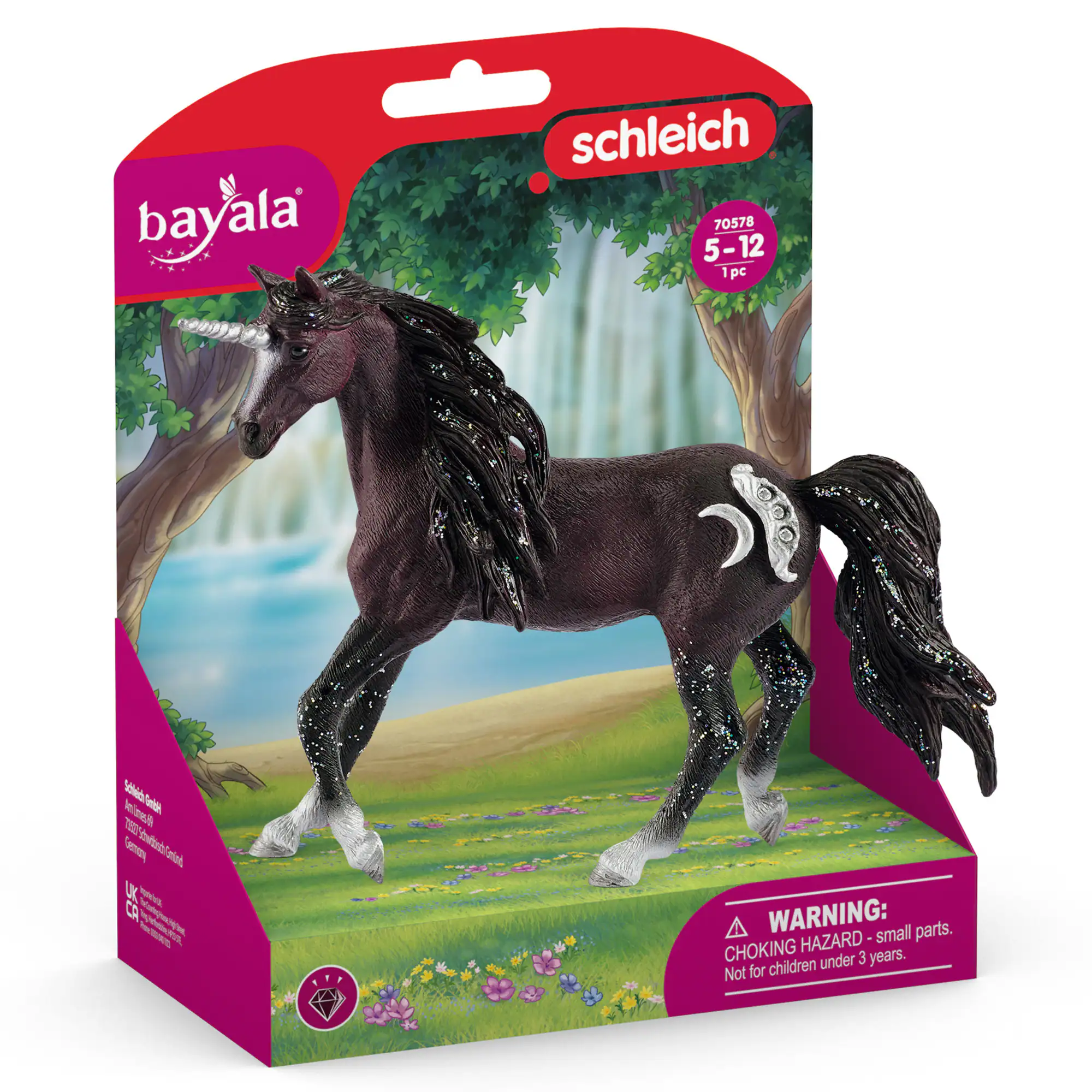 Bayala Schleich 70578 5-12 1pc Vb ial Getes T B Gee Caltahfaie Jsin LK BE CA baes ... WARNING: parts. HAZARD small CHOKING under 3 years. Not for children.