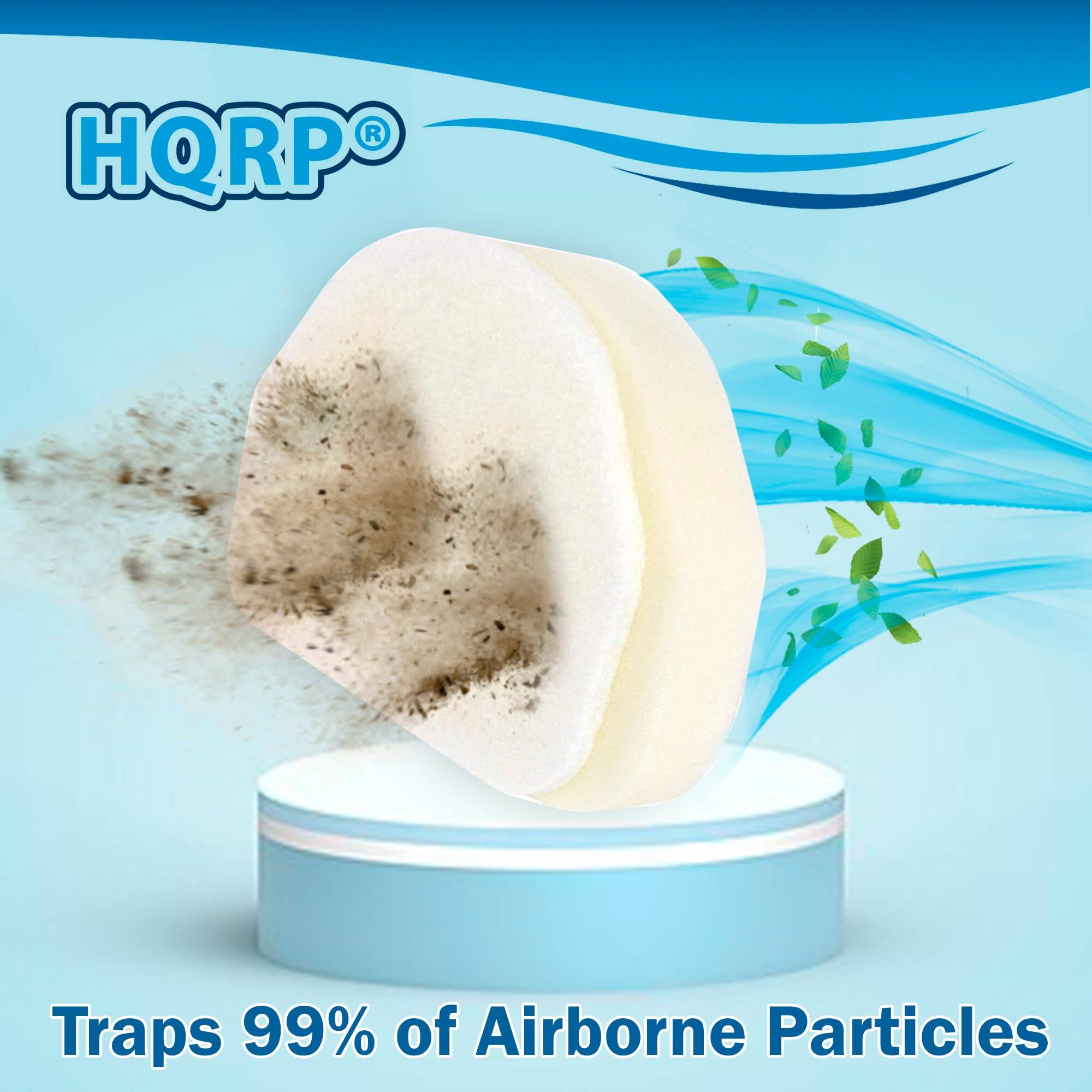 HQRPO Traps 99% of Airborne Particles