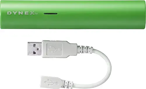 Front. Dynex™ - Mobile Battery - Green.