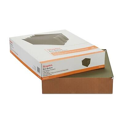 Staples  
Hanging Folders  
Black  
1/3 Cut  
100% Recycled  
100% Recyclable  
100% Post-Consumer Recycled Content  
100% Recyclable  
100% Post-Consumer Recycled Content