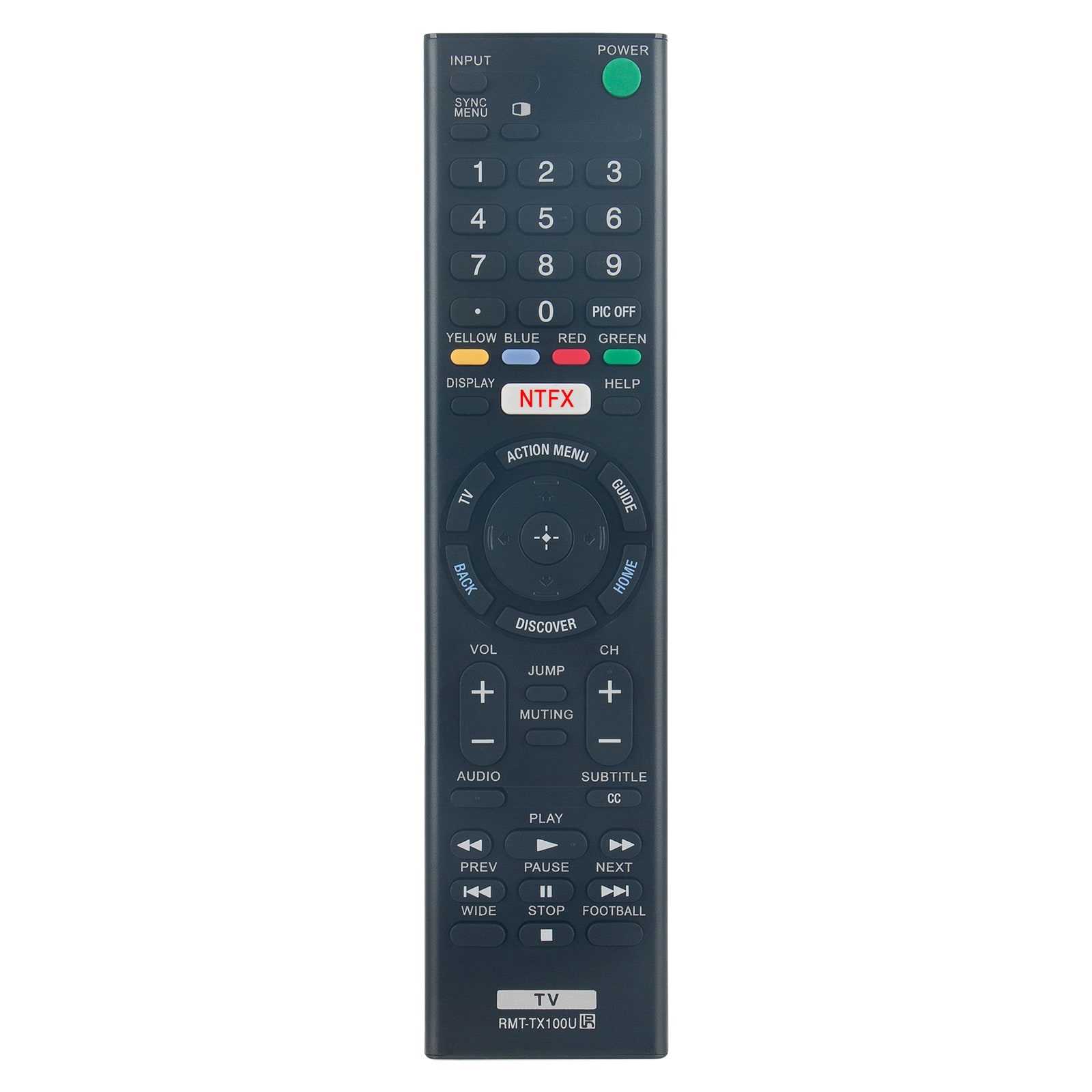 VINABTY - New RMT-TX100U Replaced Remote Fits for Sony Bravia KDL XBR Series TV KDL‑50W800C XBR‑43X830C KDL‑32W607D  XBR‑55X810C - Black price history on PriceWatchPro