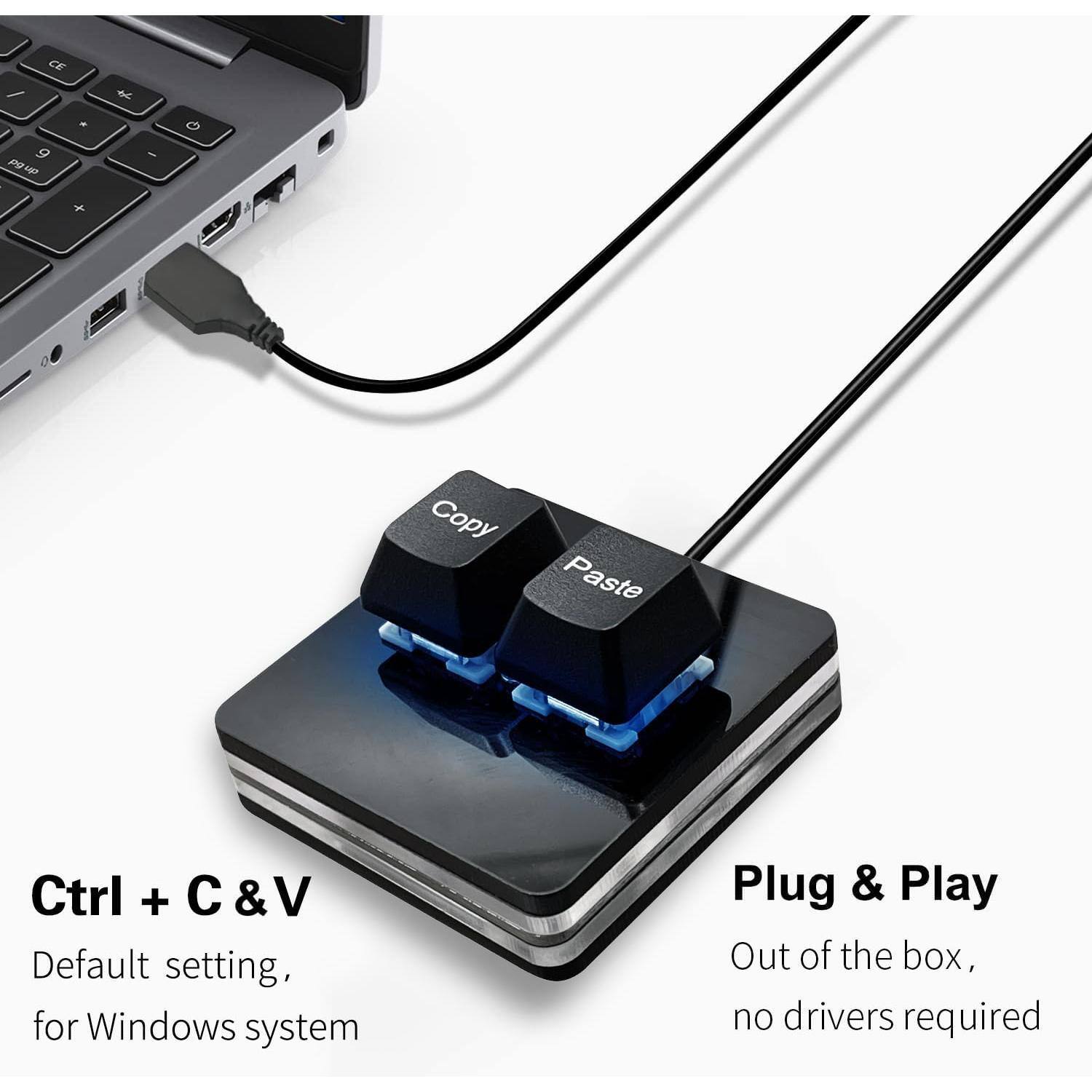 Ctrl + C & V  
Default setting, for Windows system  

Plug & Play  
Out of the box, no drivers required