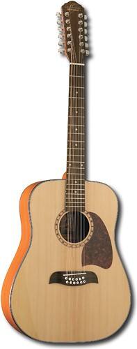 Angle Standard. Oscar Schmidt - 12-String Full-Size Dreadnought Acoustic Guitar - Natural.