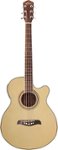 Front Zoom. Oscar Schmidt - 6-String Full-Size Acoustic/Electric Guitar - Natural.