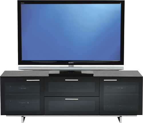 BDI - Avion Noir Series II TV Stand for Flat-Panel TVs Up to 75" - Black