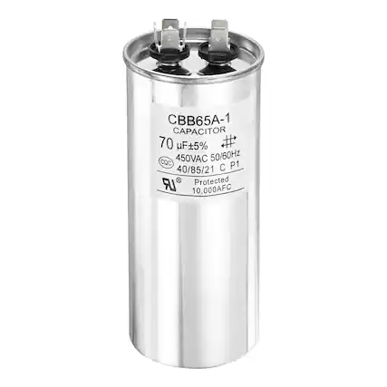 CBB65A-1 CAPACITOR 70 µF±5% 450VAC 50/60Hz 40/85/21 C P1 Protected 10,000AFC