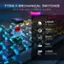 Titan II Mechanical Switches: Ultra-fast and incredibly durable. L Linear & Fast 100M Press Life D X C V B I Quiet Sound 45G Force 1.4MM Actuation