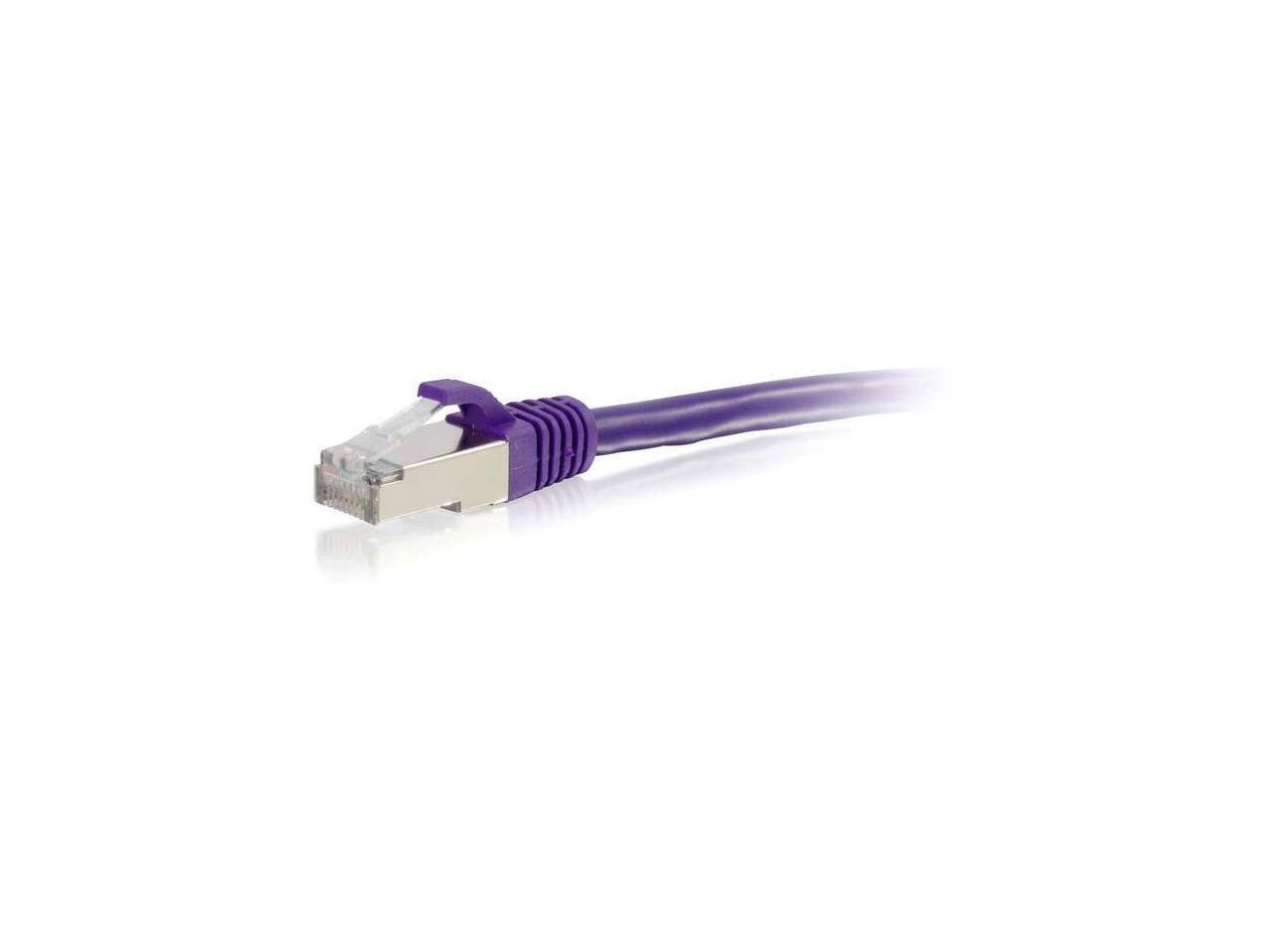Alt View 2. Cables to Go - C2G 00903 Cat6 Cable - Snagless Shielded Ethernet Network Patch Cable, Purple (7 Feet, 2.13 Meters).