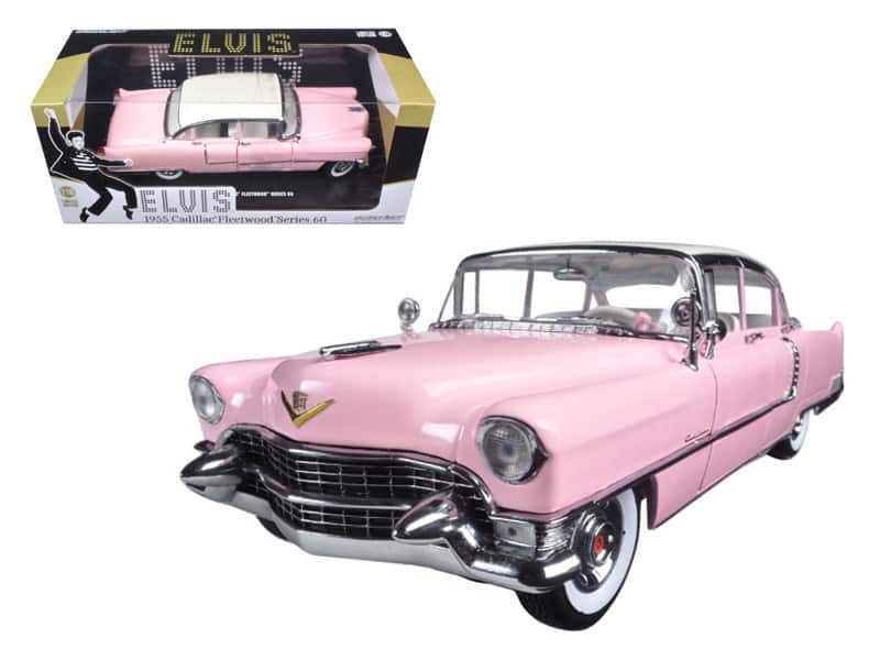 "Greenlight - 1955 Pink Cadillac Fleetwood Series 60 Special Elvis Presley"" 1/18 Diecast Model Car by Greenlight""" price history on PriceWatchPro