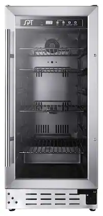SPT - 92-Can Beverage Cooler - Stainless Steel