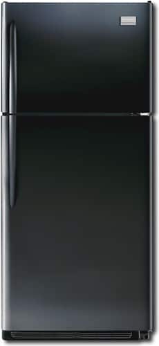 Front Standard. Frigidaire - Gallery 18.3 Cu. Ft. Top-Mount Refrigerator - Black.