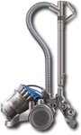 Front Standard. Dyson - DC23 Turbinehead HEPA Bagless Canister Vacuum - Iron/Metallic Blue.