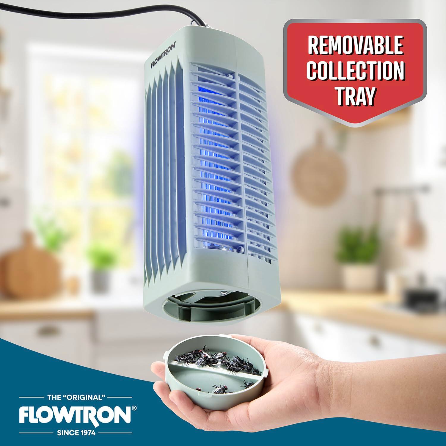 FLOWTRON REMOVABLE COLLECTION TRAY  
THE "ORIGINAL" FLOWTRON SINCE 1974