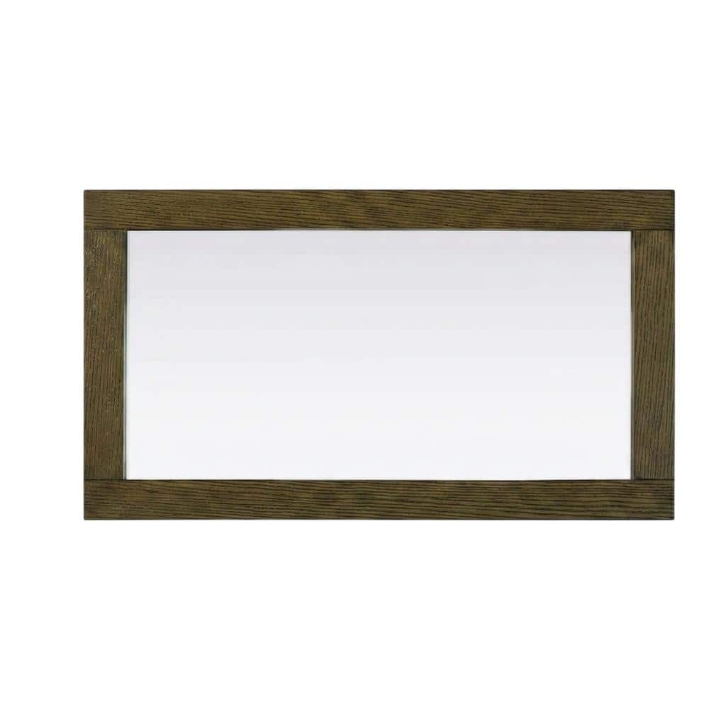 Elegant Kitchen and Bath - Noah Wooden Rectangle Mirror 18 x 32 - Hazel Oak price history on PriceWatchPro