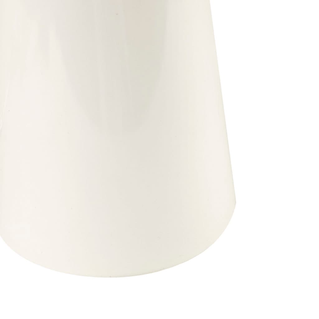 Angle. Luckbyte - Triangular Ceramic Wood Table Lamp.