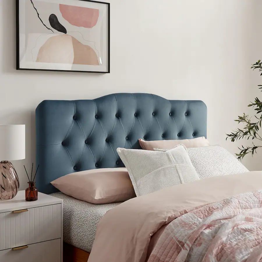 Annabel Diamond Tufted Performance Velvet Headboard by Modway Cadet ...