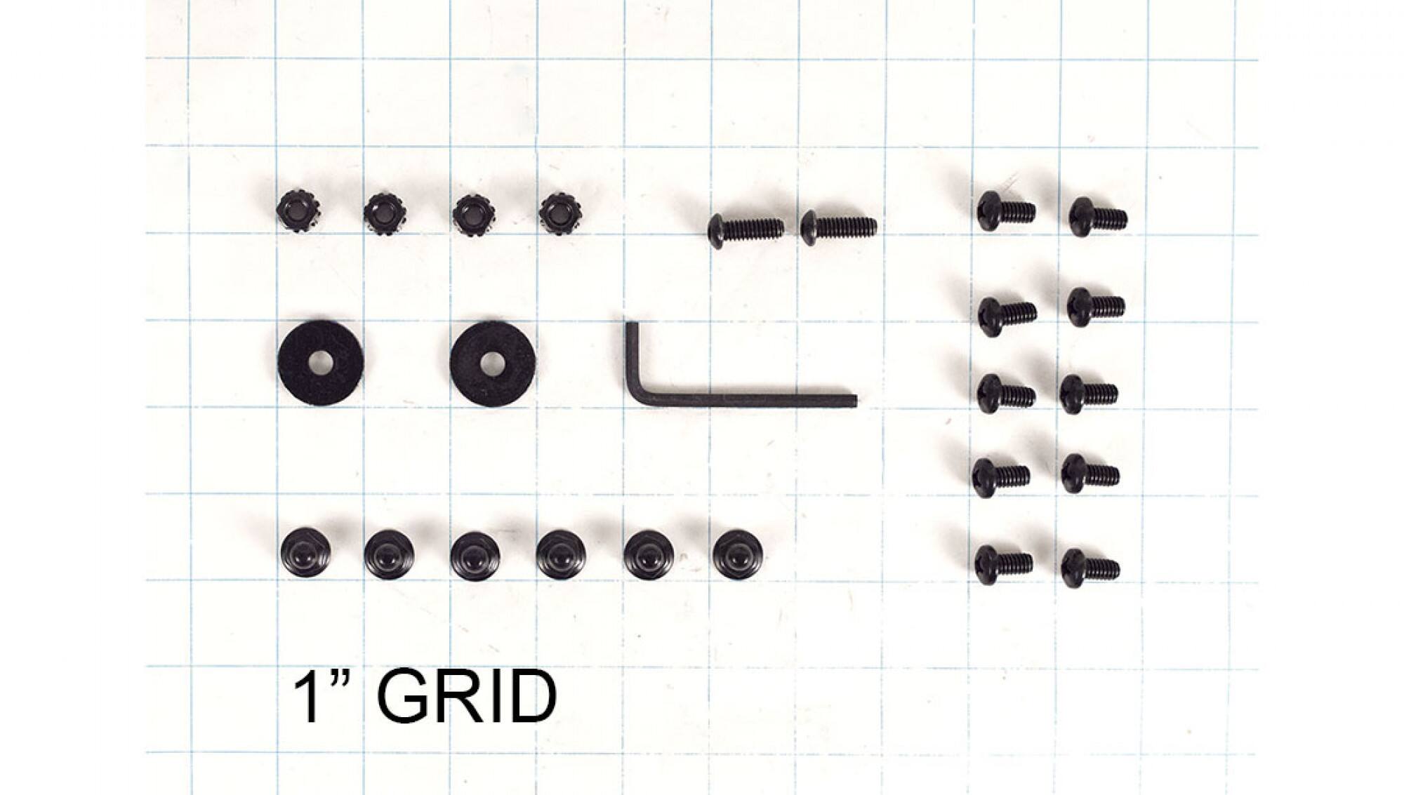 Alt View 1. Big Green Egg - Big Green Egg - BGE111340 HARDWARE PACK FOR NEST HANDLER handles.