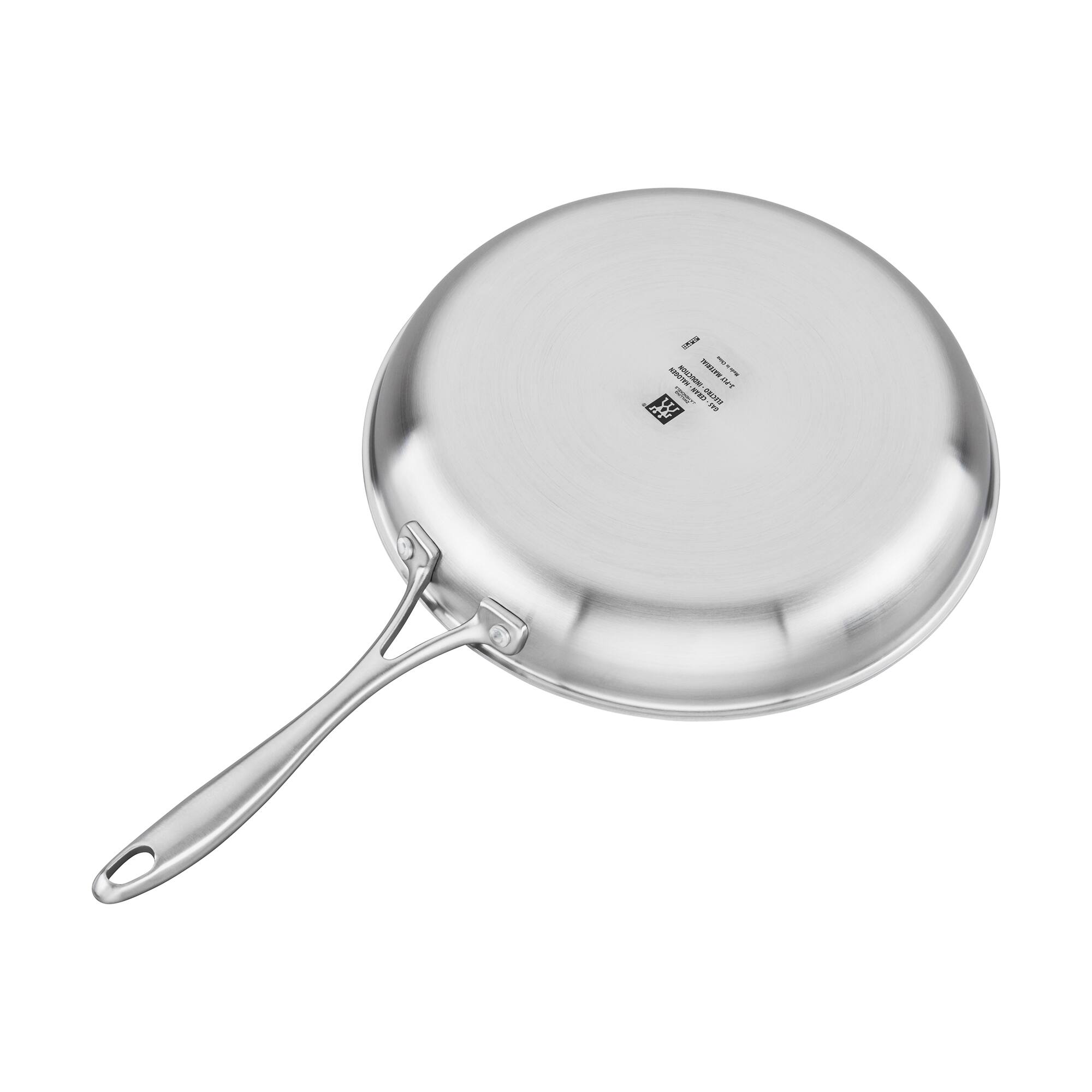Alt View 1. ZWILLING - ZWILLING Spirit 3-ply 12-inch Stainless Steel Fry Pan - Stainless Steel.