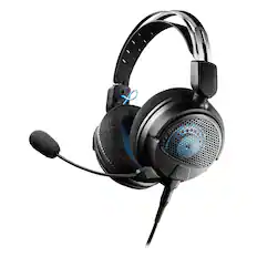 Front. Audio-Technica - Audio-Technica ATH-GDL3 High-Fidelity Open-Back Gaming Headset - Black.