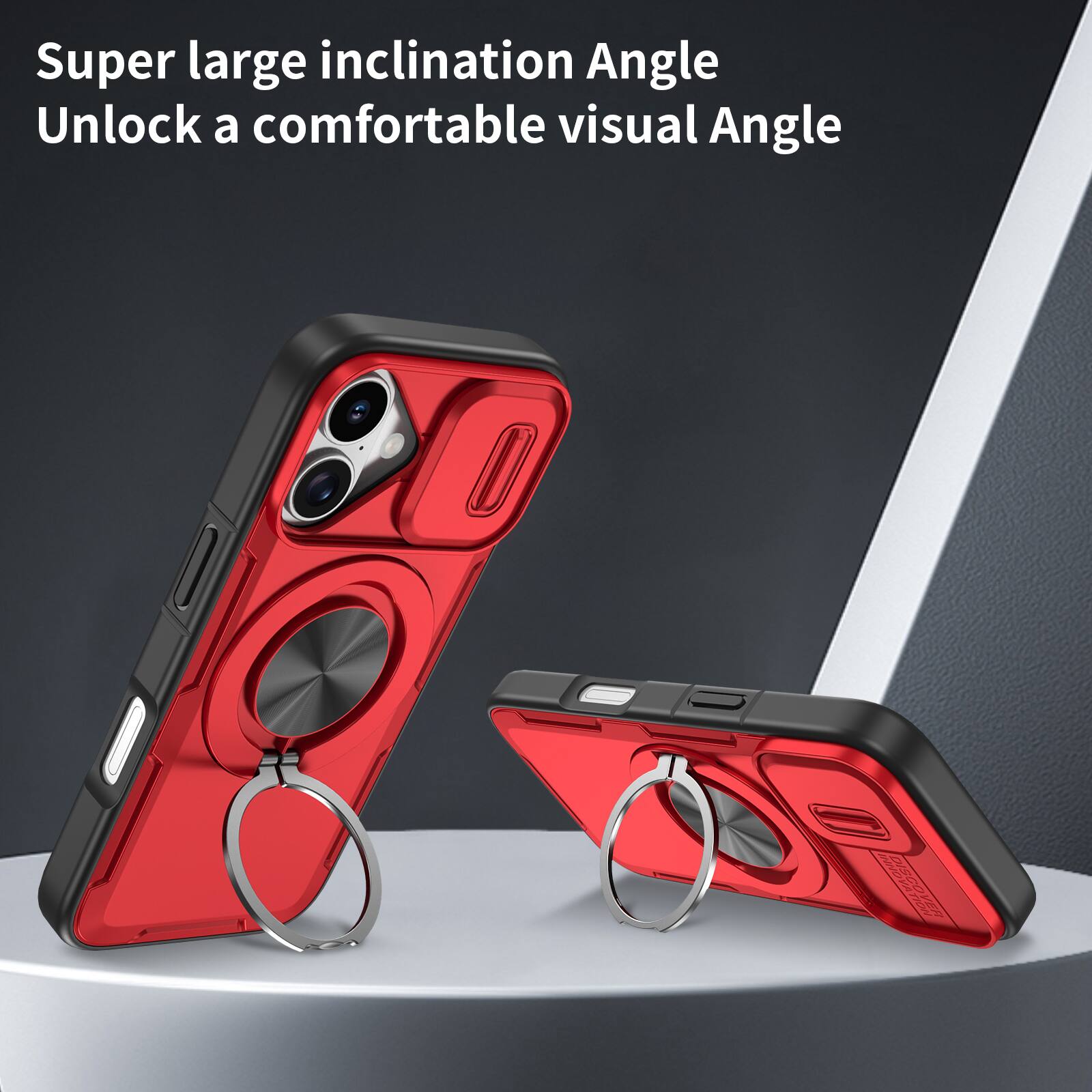 Super large inclination Angle  
Unlock a comfortable visual Angle