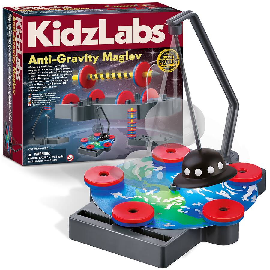 Magnet Floating Project 4M 4M: KidzLabs Anti Gravity Maglev 7 Physics Projects, Magnetic Levitation STEM - Best Buy