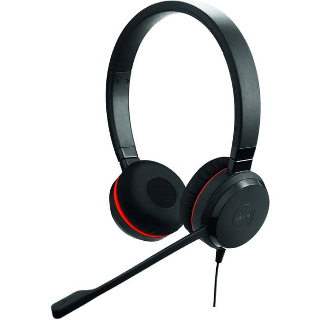Jabra - EVOLVE 20SE Headset - Stereo - USB - Wired - Over-the-head - Binaural - Supra-aural - Noise Canceling - Black