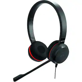 Jabra - EVOLVE 20SE Headset - Stereo - USB - Wired - Over-the-head - Binaural - Supra-aural - Noise Canceling - Black
