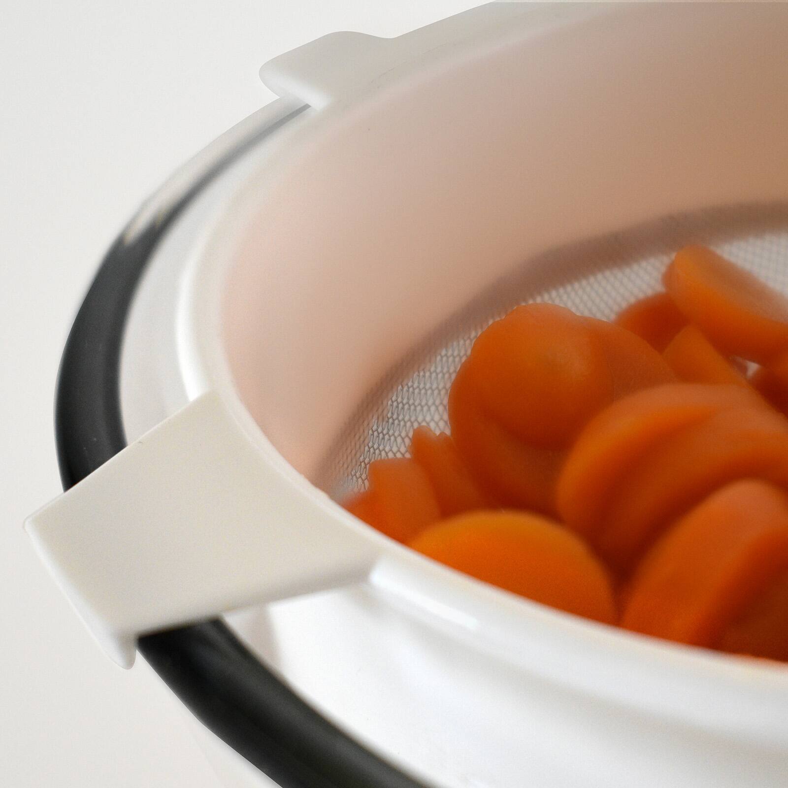 Alt View 4. Norpro - Mesh Strainer with Stainless Steel Basket, 5-Inch - Silver.