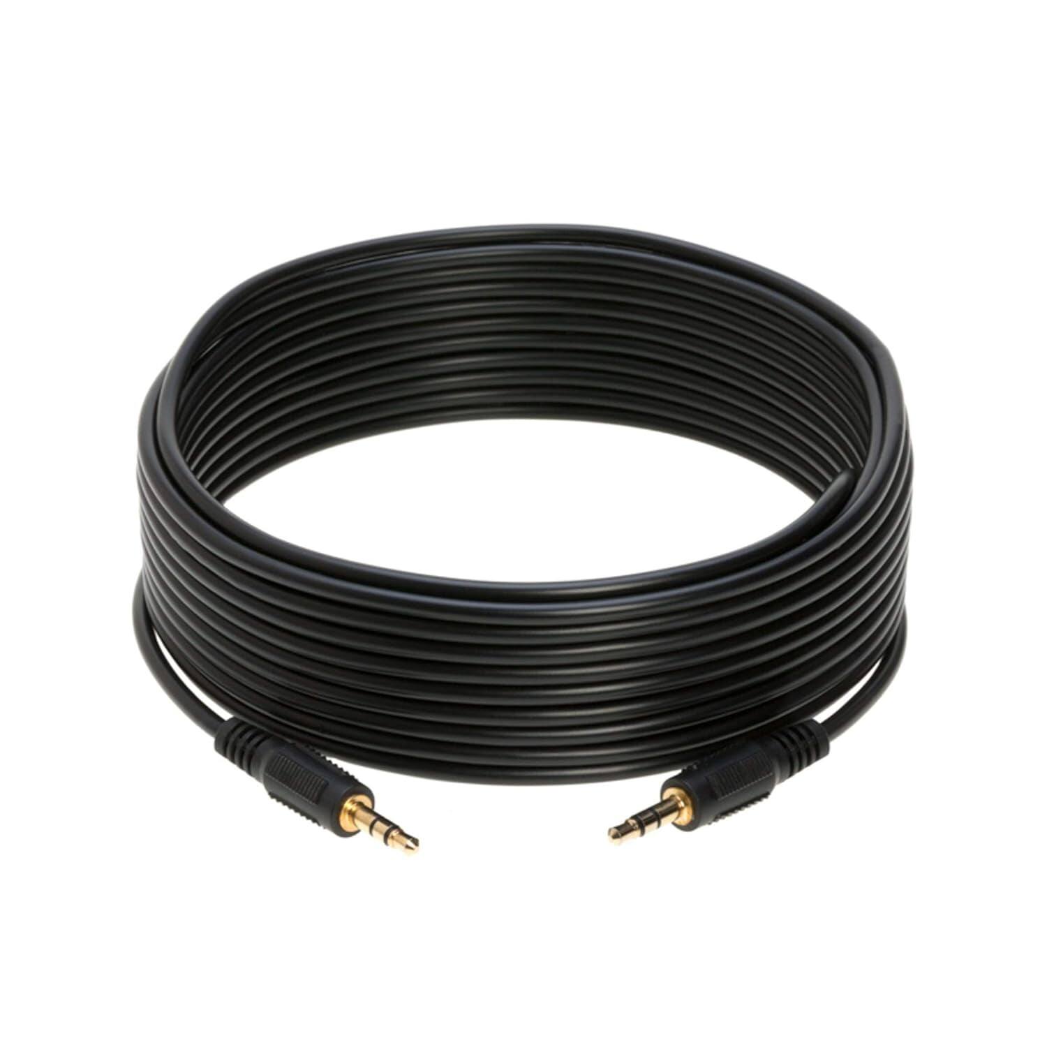 Alt View 2. Cables Direct Online - 3.5mm Aux Cable 3FT Male to Male Stereo Audio Cord for Car Home Stereo Headphones iPhone iPad Echo Speakers Universal - Black.