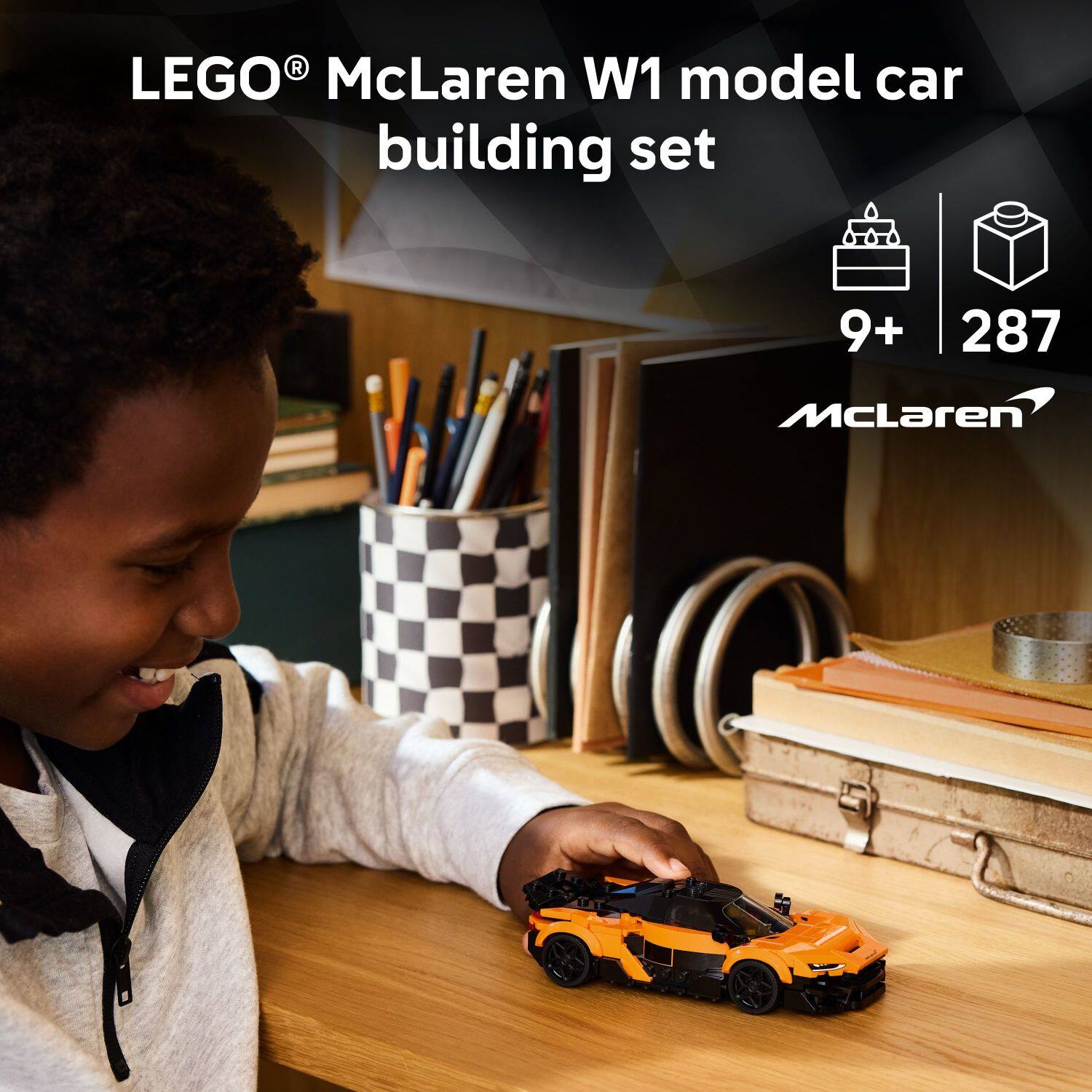 LEGO® McLaren W1 model car building set  
9+  
287