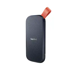 Front. SANDISK - SanDisk E30 1TB USB 3.2 Gen 2 Type-C Portable External SSD.