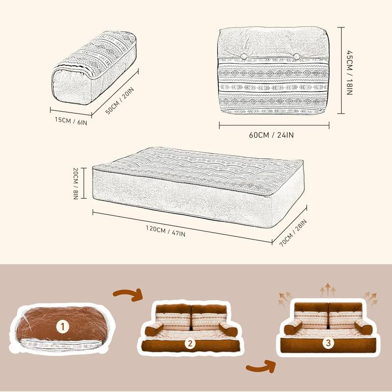 15CM / 6IN  
50CM / 20IN  
20CM / 8IN  
120CM / 47IN  
60CM / 24IN  
70CM / 28IN  
45CM / 18IN