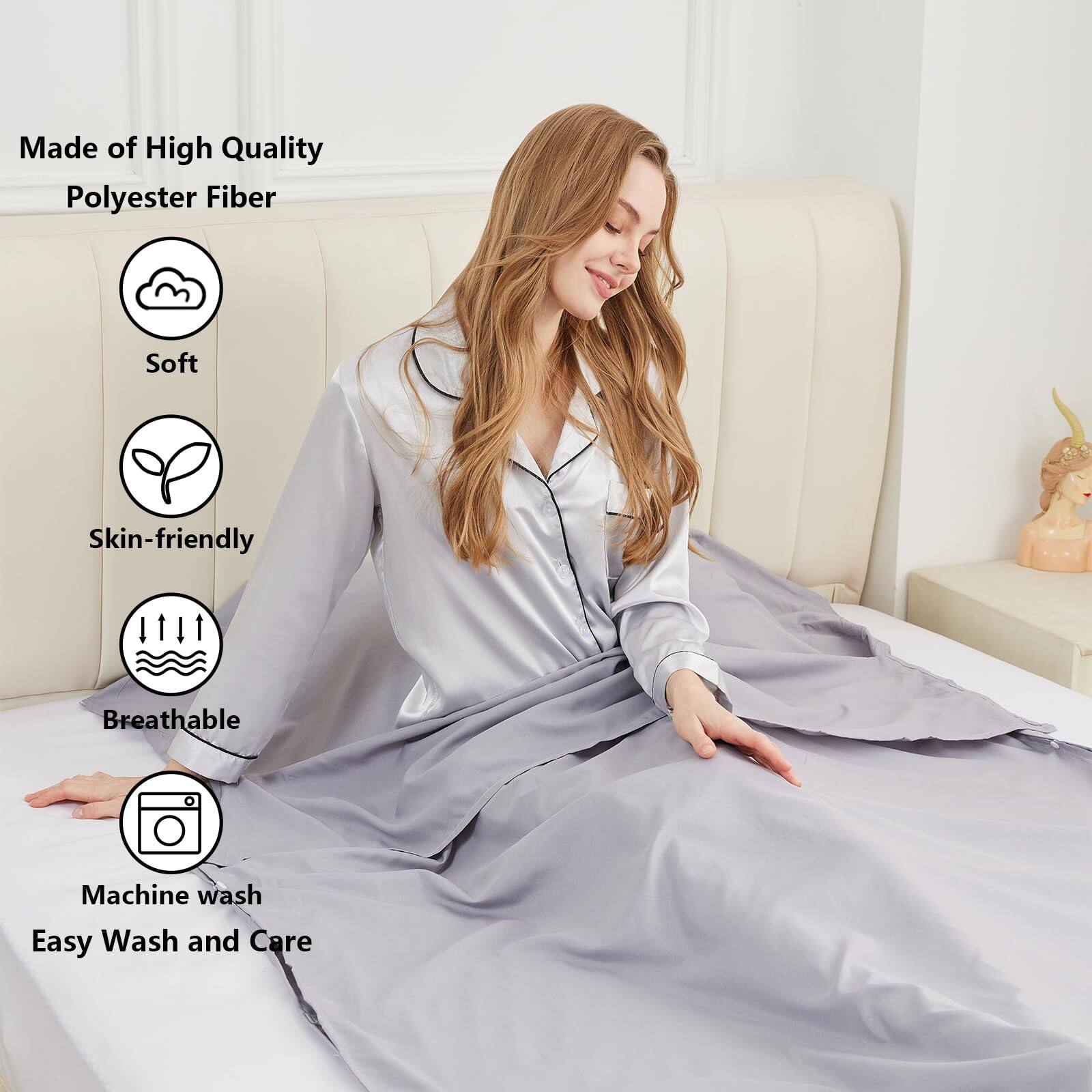 Made of High Quality Polyester Fiber

- Soft
- Skin-friendly
- Breathable
- Machine wash
- Easy Wash and Care