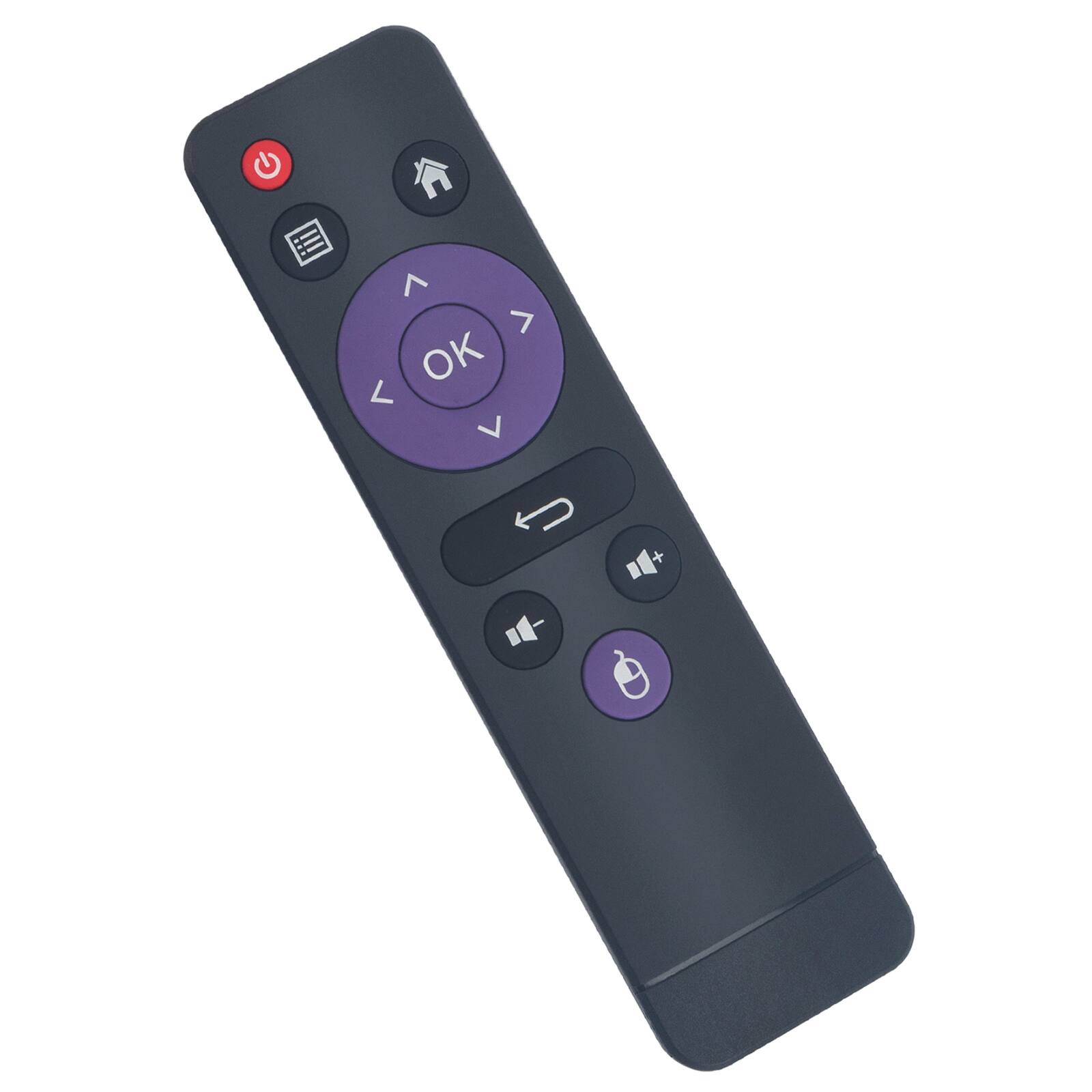 Left. ALLIMITY - Replacement Remote Control A95X-F2, Fit for  Streaming media player 6K Plus Ultra HD, HK1 Box, H96 Max X3 - Black.