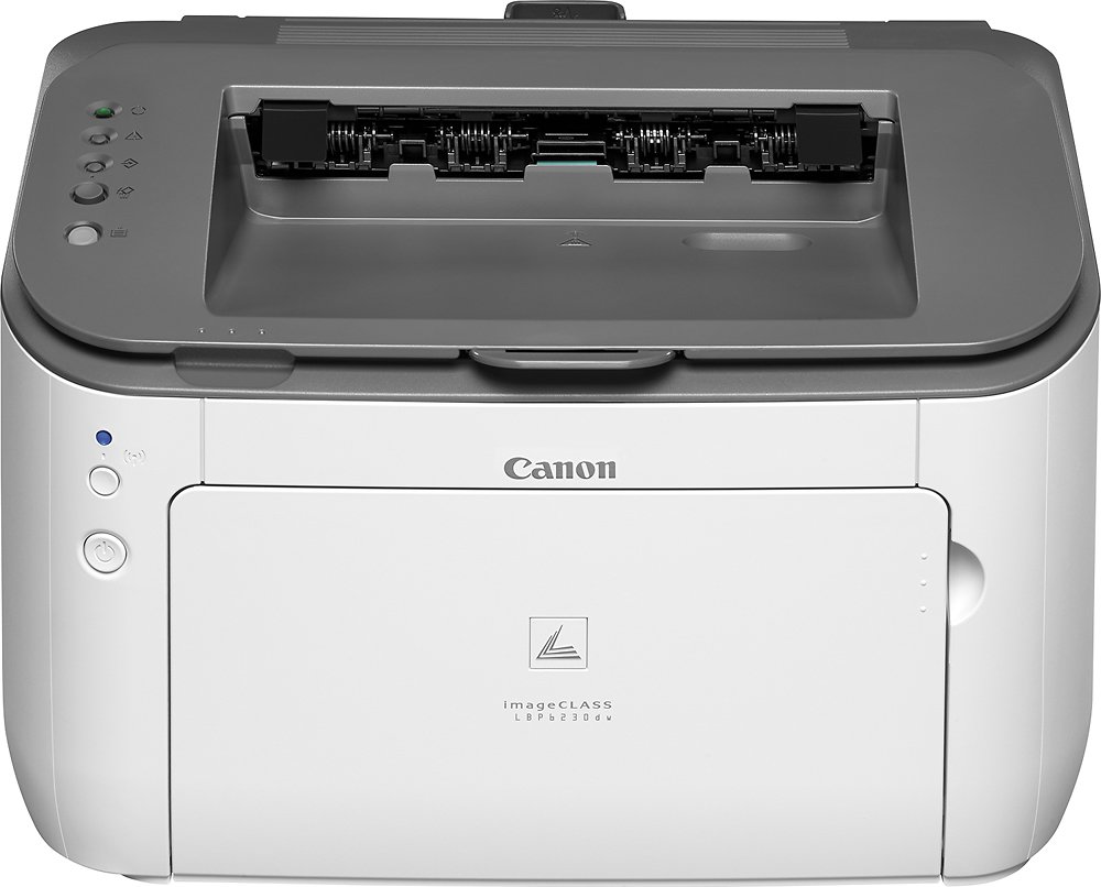 Zoom in on Front Zoom. Canon - imageCLASS LBP6230DW Wireless Black-and-White Laser Printer - White.