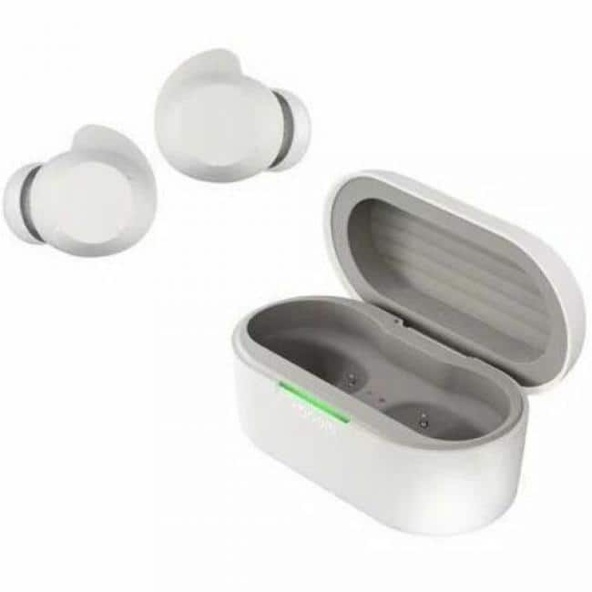 LG - xboom Buds Earset - Google Assistant, Siri - Stereo - Wireless - Bluetooth - Earbud - Binaural - In-ear - MEMS - White
