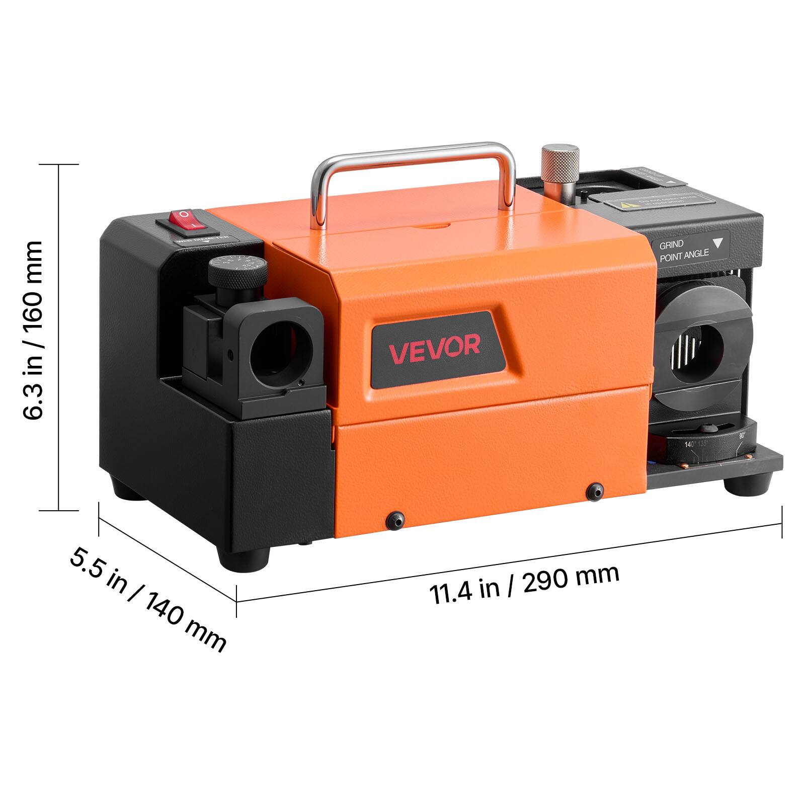 6.3 in / 160 mm  
5.5 in / 140 mm  
11.4 in / 290 mm