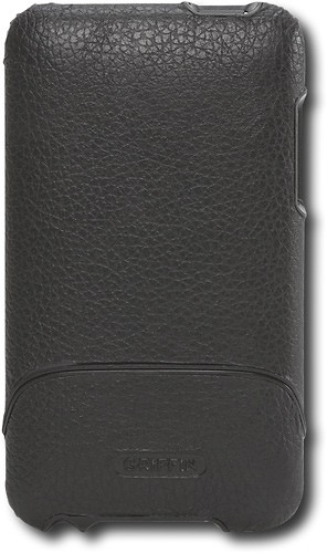 GRIFFIN Black elan form hard shell leather case for Apple iPod nano 6288-NELNFMB 