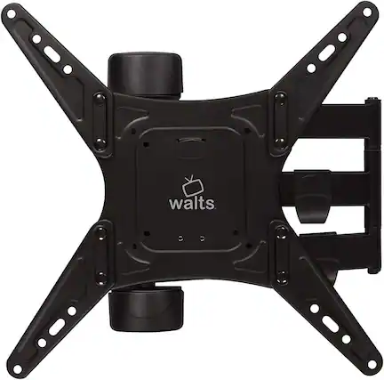 Front. Walts TV - Walts TV Medium Full Motion Mount for 32"-65" Compatible TVs - Black.