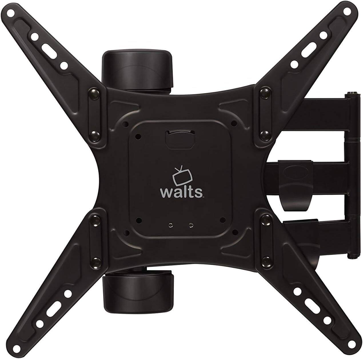 Front. Walts TV - Walts TV Medium Full Motion Mount for 32"-65" Compatible TVs - Black.