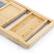 Alt View 5. MegaChef - MegaChef Expandable Bamboo Wood Bath Tray - Brown.