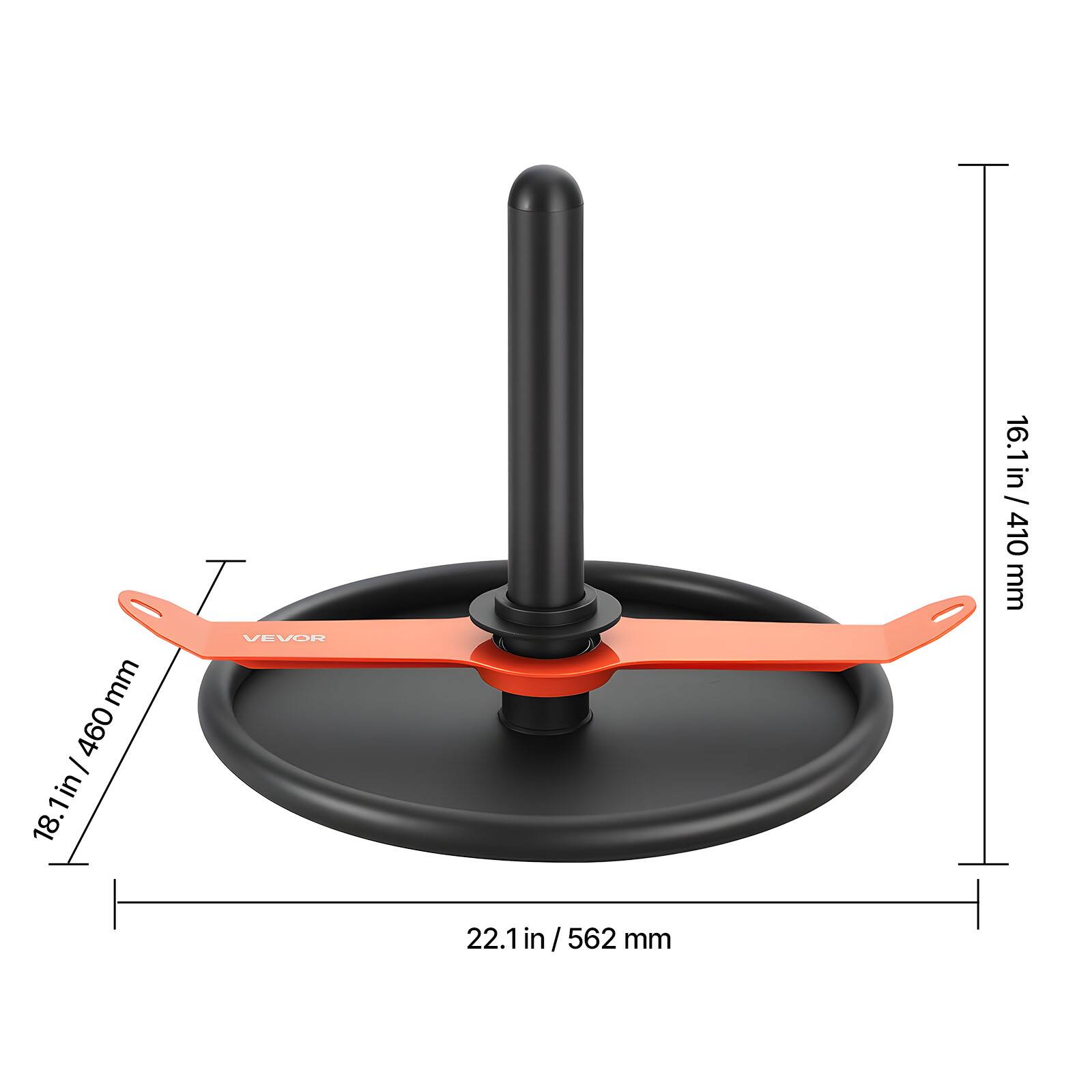 - 18.1 in / 460 mm
- 22.1 in / 562 mm
- 16.1 in / 410 mm