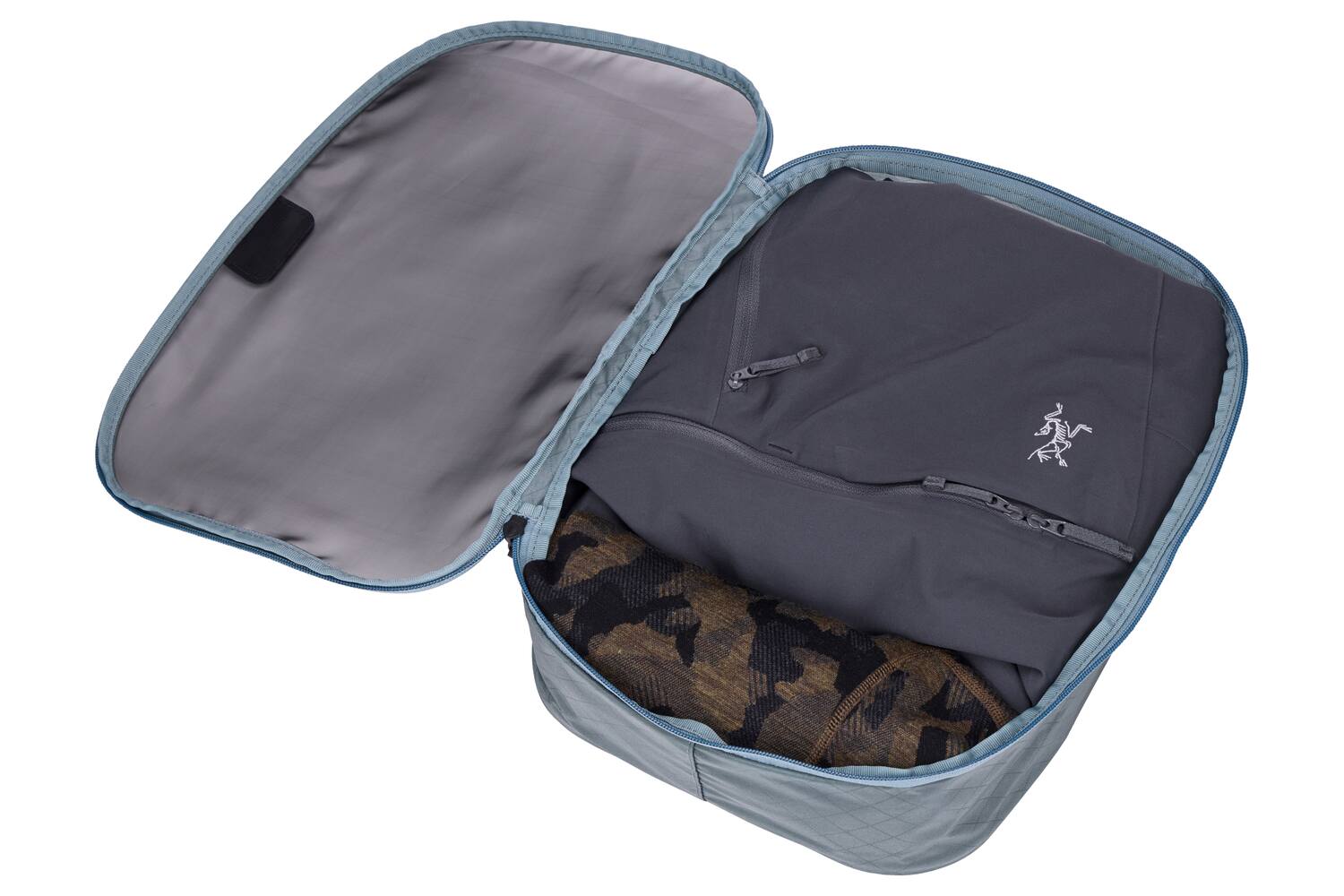 Alt View 1. Thule - Packing Cube Medium – Rugged Travel Companion - Pond Gray.