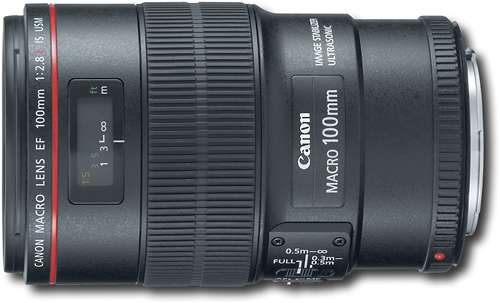 Canon EF 100mm f/2.8L Macro IS USM Lens Black 3554B002 - Best Buy