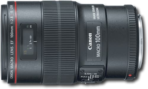 Canon EF100mm F2.8L Macro IS USM Lens for EOS DSLR 