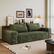 Alt View 4. Trinkets Crazed - 71" 3-Seater LoveSeat Sofa Plush Corduroy Boneless Couch with High Cushion Backrest and Wider Armrest - green.