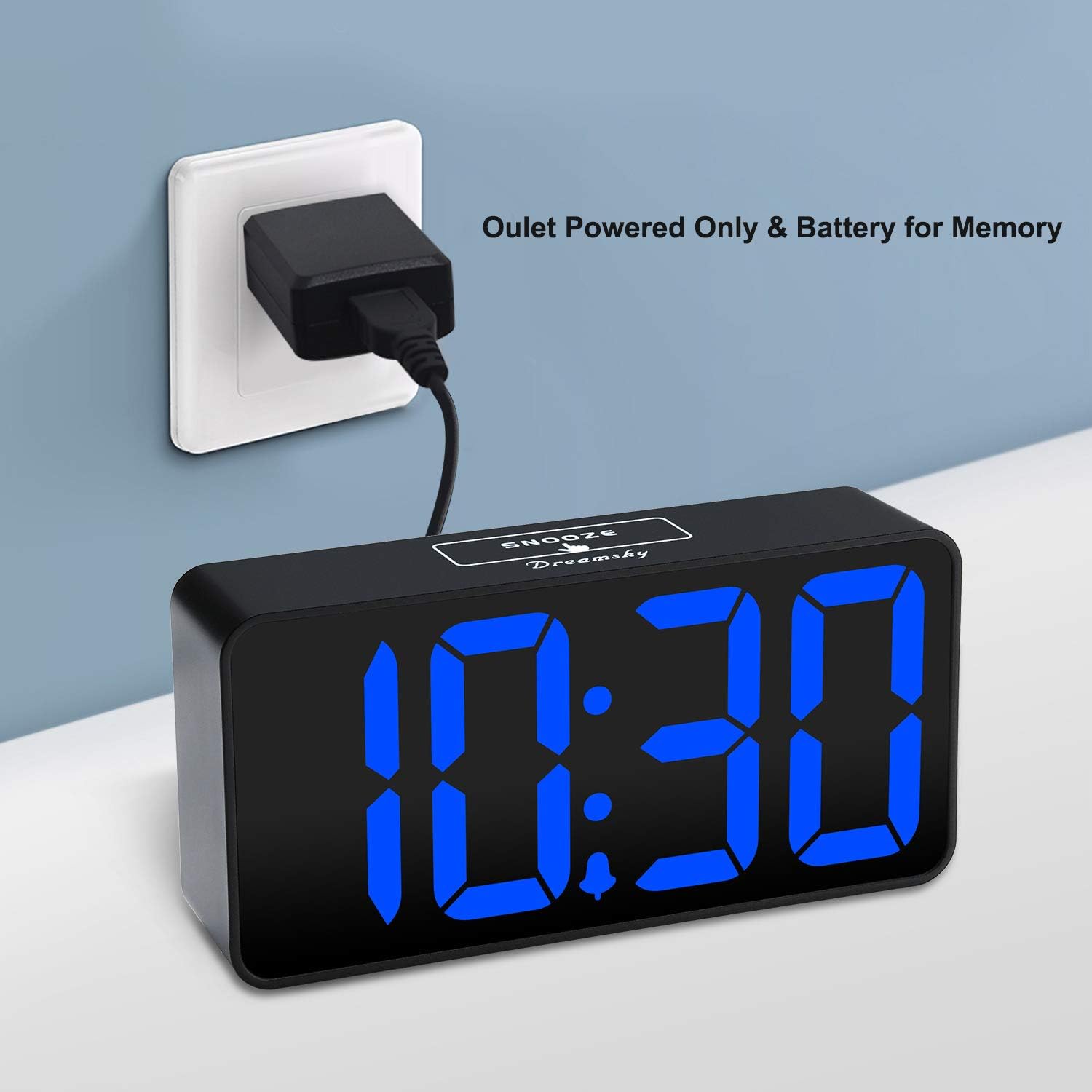Outlet Powered Only & Battery for Memory